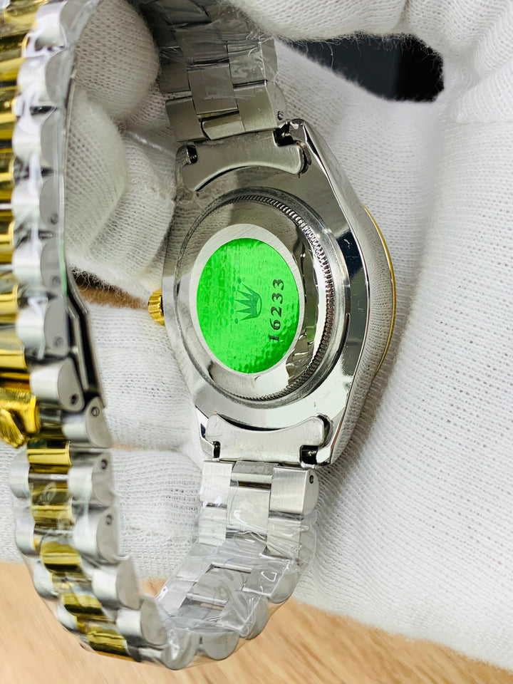 Gold & Silver + White Dial | Stainless Steel | Water Proof | ZAS Watches
