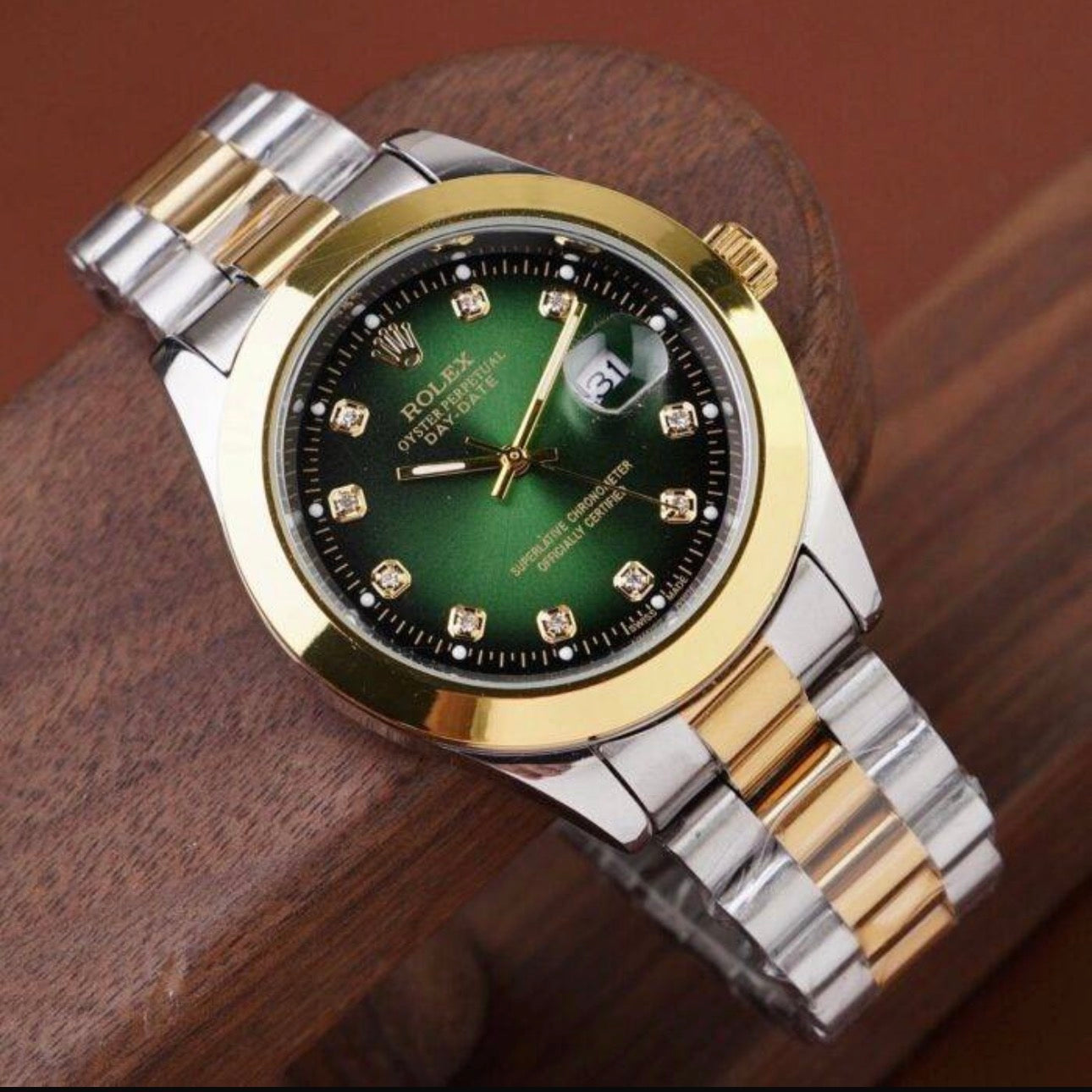 Two Tune Green Dial | Waterproof | ZAS Watches