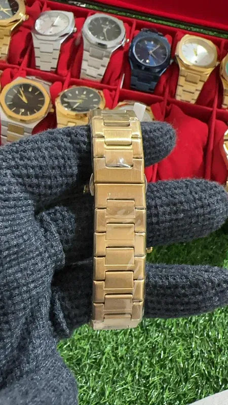 💎 BestWin Watch – Gold + Tiffany Dial | Waterproof | ZAS Watches