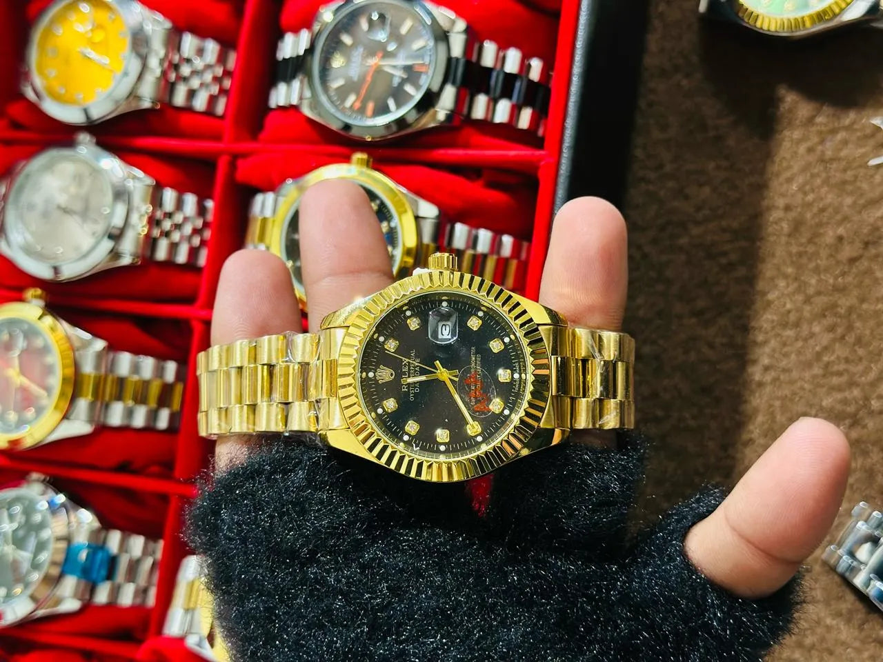 🖤 Black Lover – Rolex Watch| Waterproof | Stainless Steel | ZAS Watches