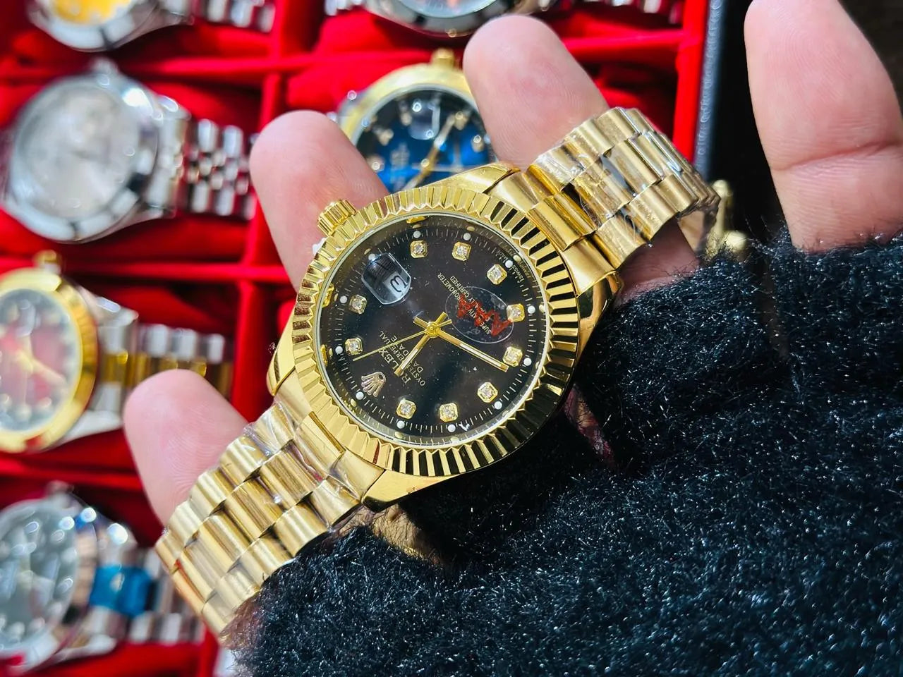 🖤 Black Lover – Rolex Watch| Waterproof | Stainless Steel | ZAS Watches