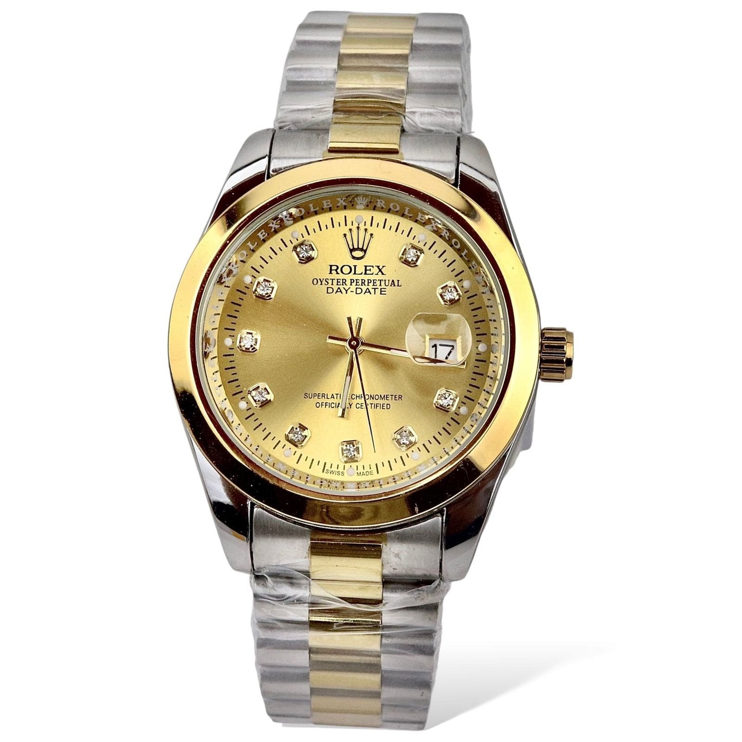 Date Just Gold Silver + Gold - RLX – Stainless Steel – 40mm