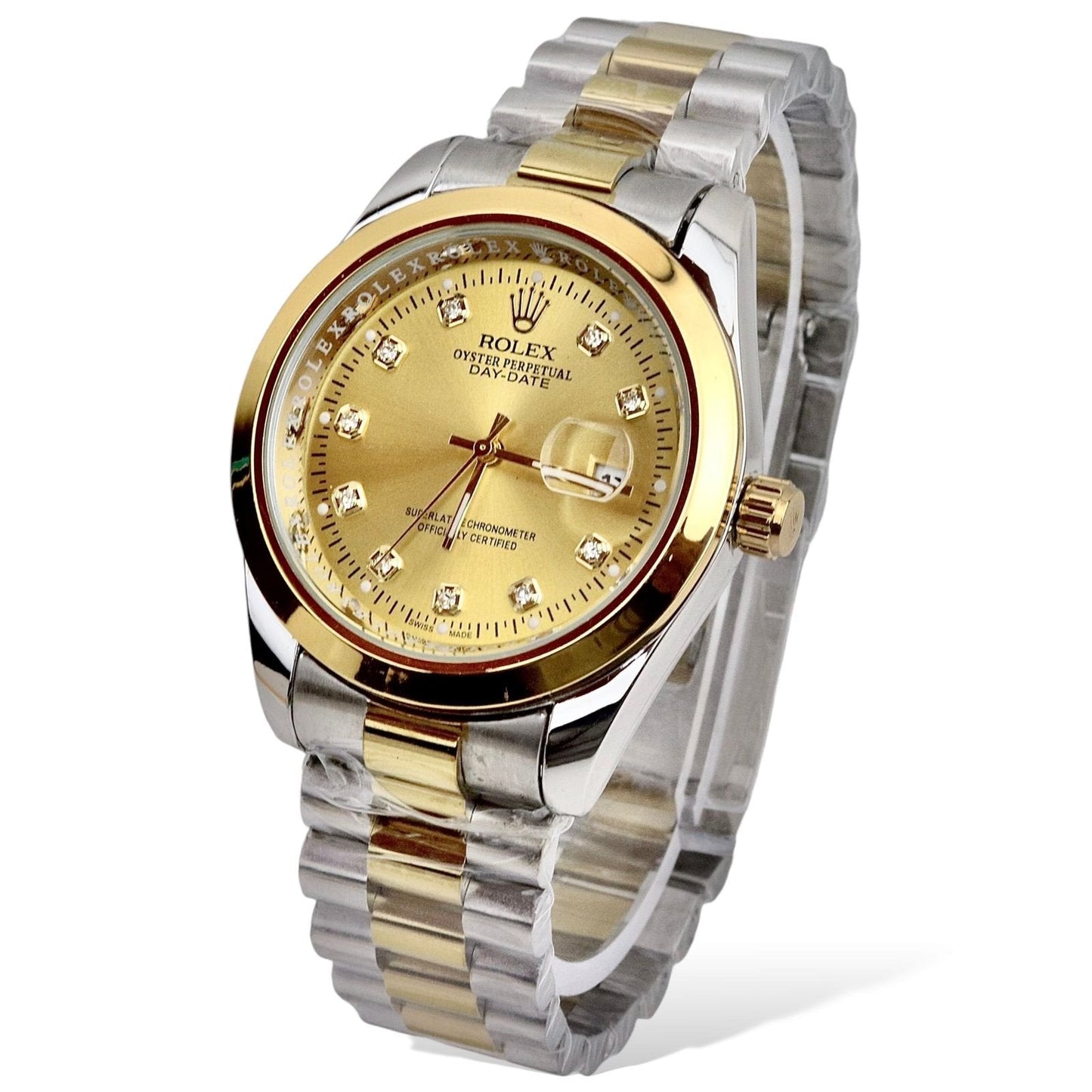 Date Just Gold Silver + Gold - RLX – Stainless Steel – 40mm