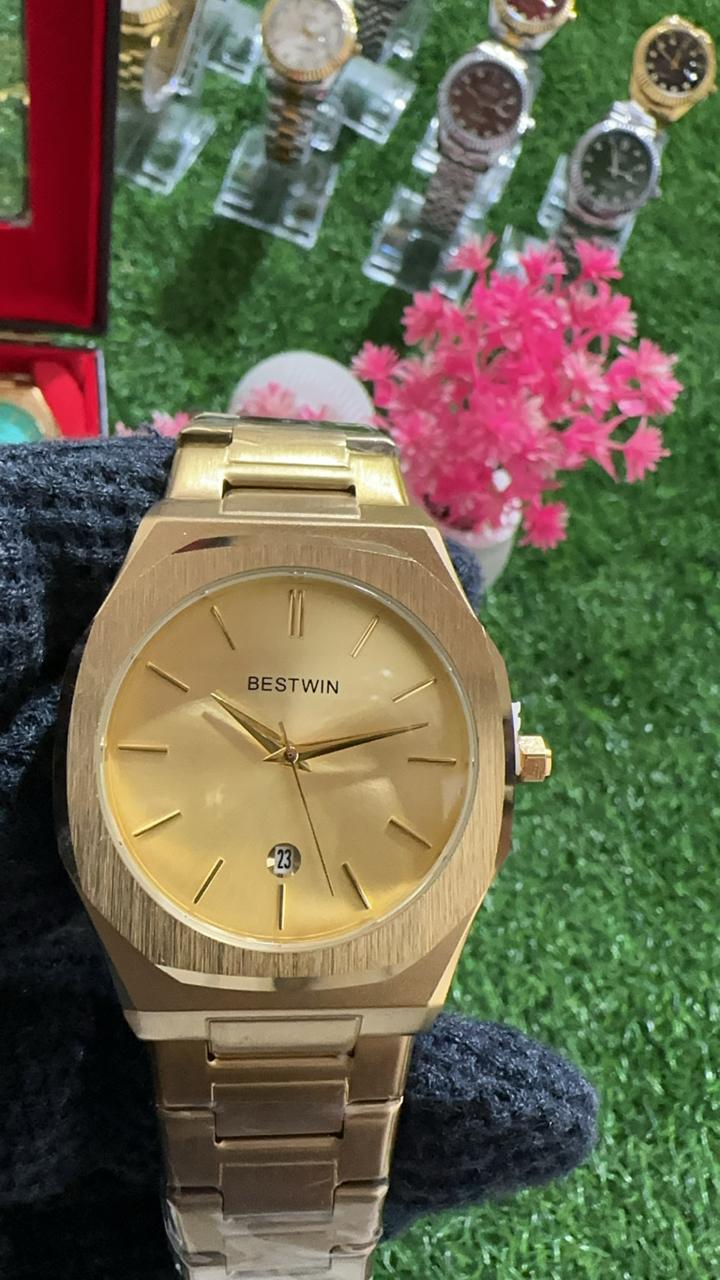 Good Quality BestWin Full Gold | Waterproof Watch