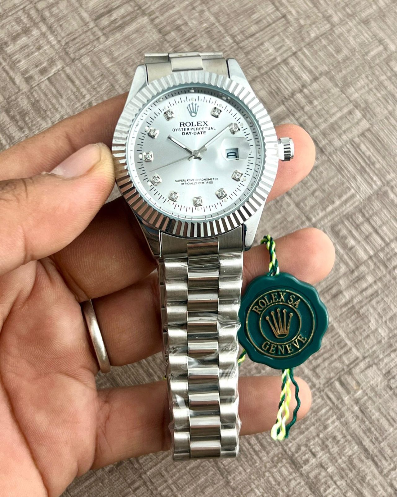 Complete Silver Oyster Waterproof | ZAS Watches|