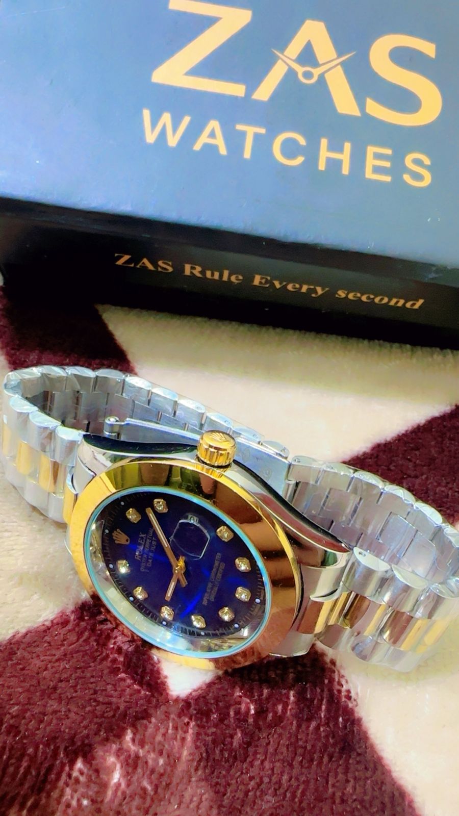 Blue + Black (Combo Deal ) Pack of 2 Watches | Water proof watches🔍