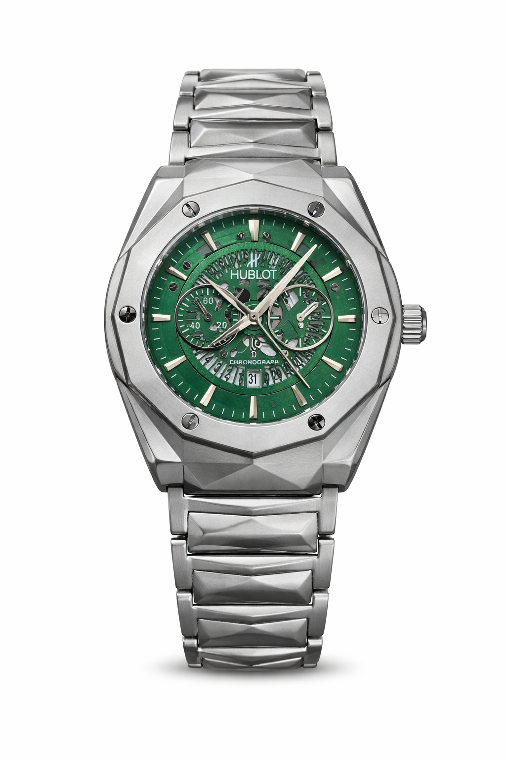 Hublot Diamond - Green | WaterProof Watch