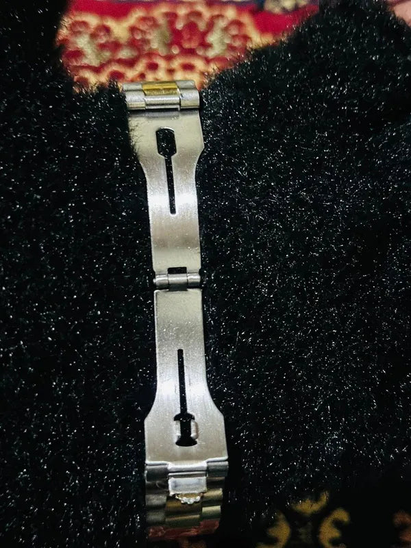 🤍  Gold + White Dial (Bezel Cut) | Waterproof| Stainless Steel | ZAS Watches